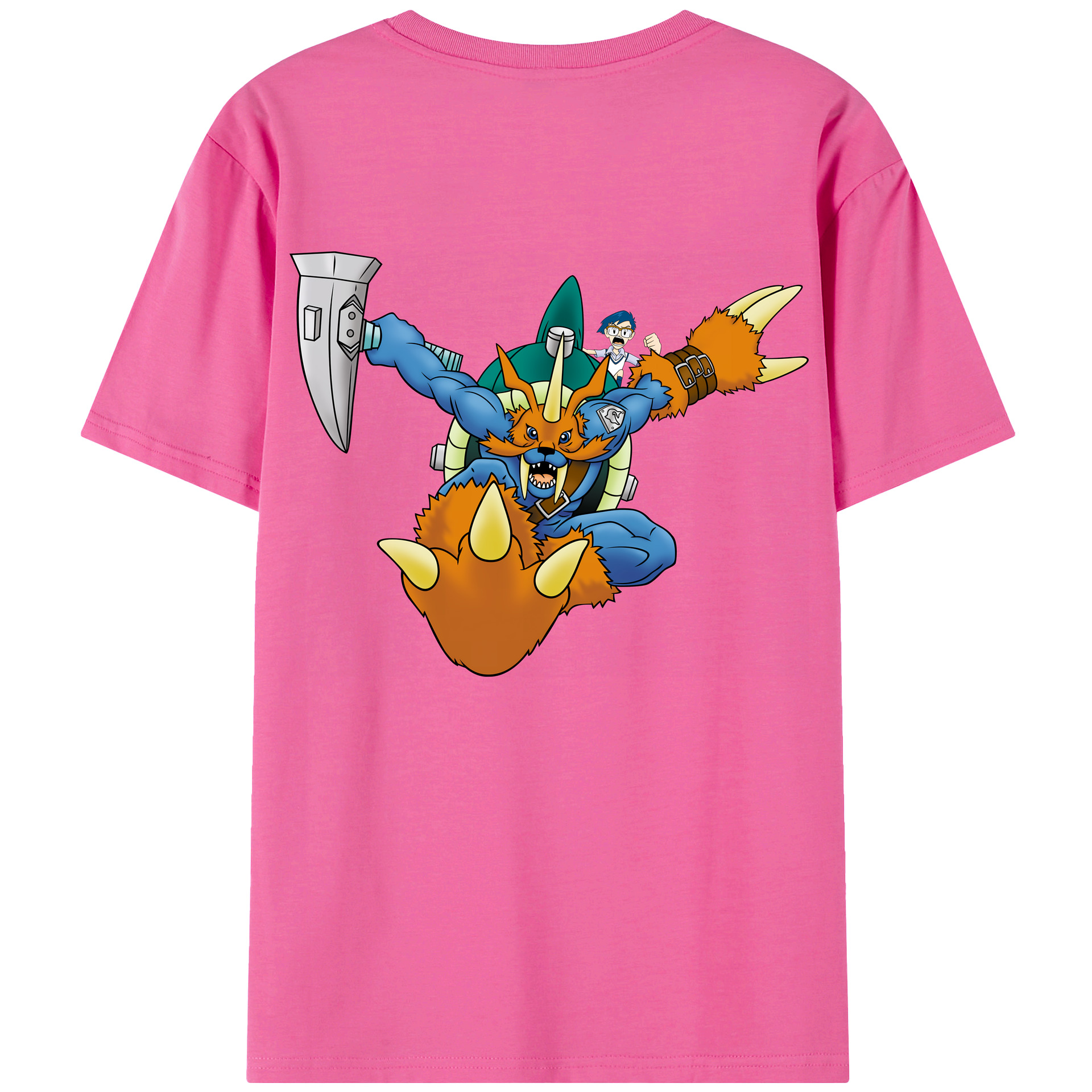 （画像用） Digimon デジタルモンスター/デジモン レディース半袖Tシャツ(バックプリント)